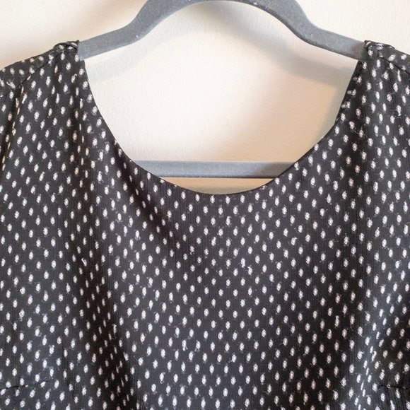 H by Halston Polka Dot Flutter Sleeve Dress - Picture 4 of 13